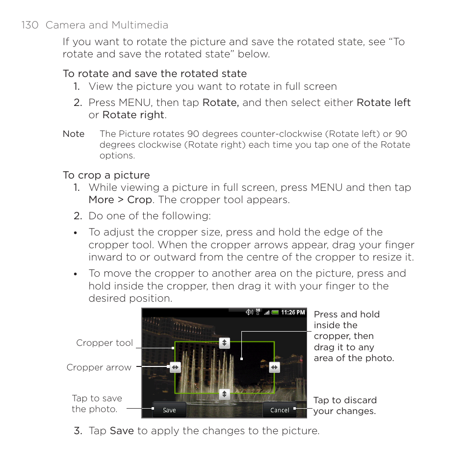 HTC DROID Eris PB00100 User Manual | Page 130 / 238