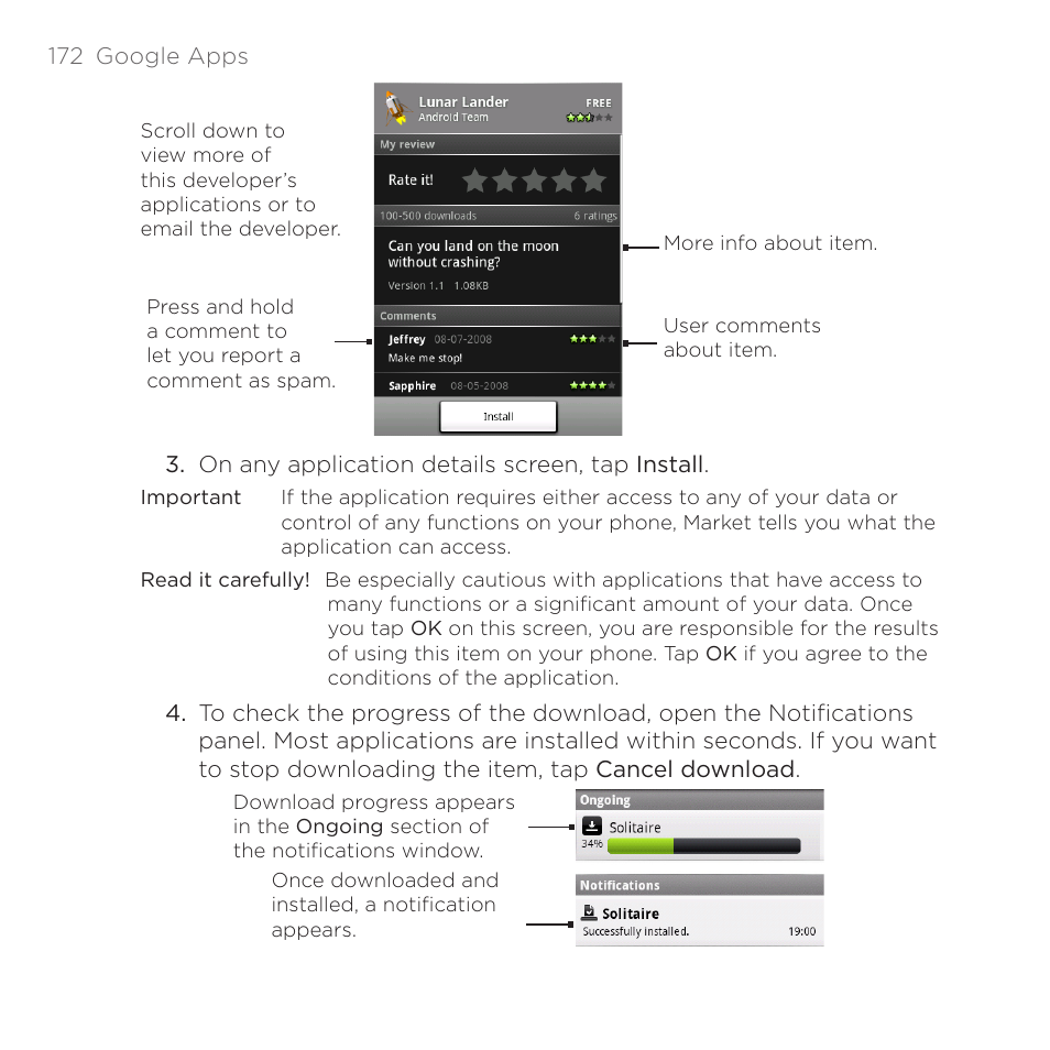 HTC DROID Eris PB00100 User Manual | Page 172 / 238