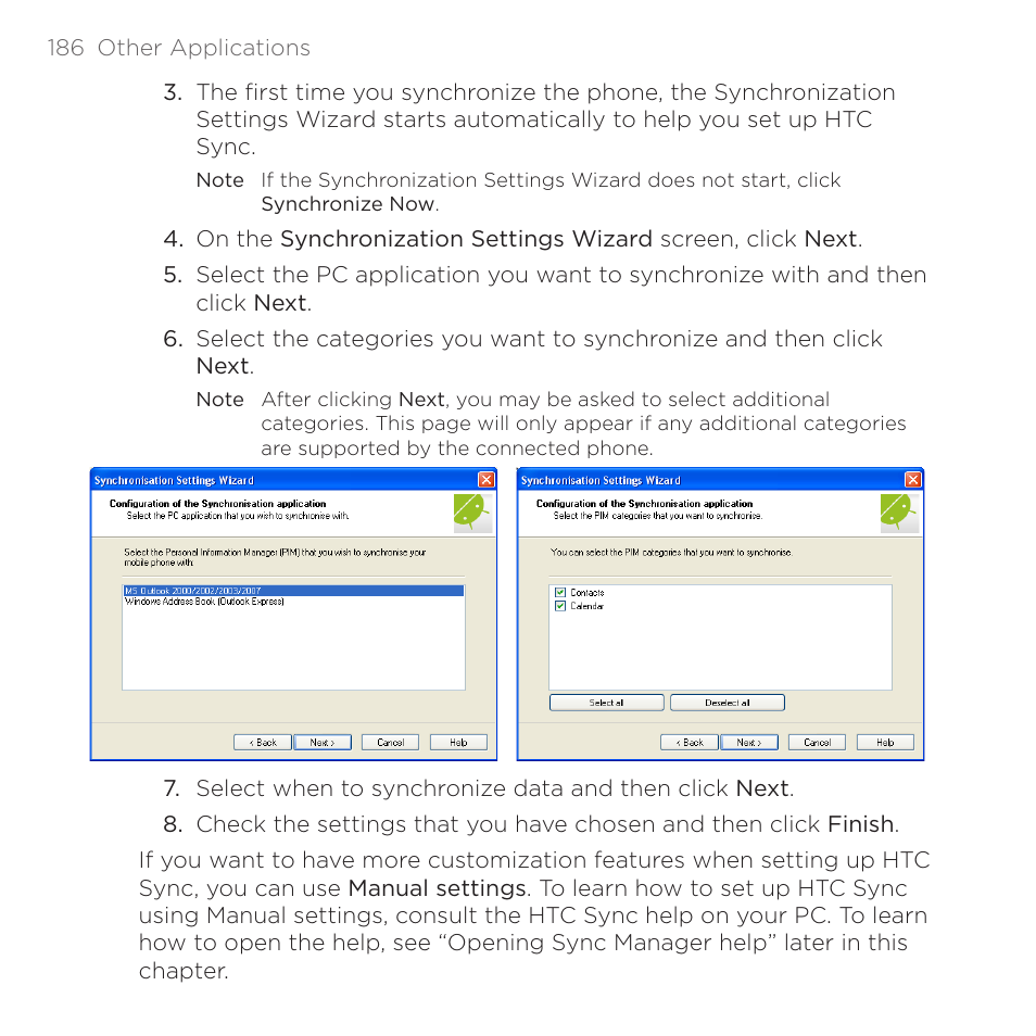 HTC DROID Eris PB00100 User Manual | Page 186 / 238