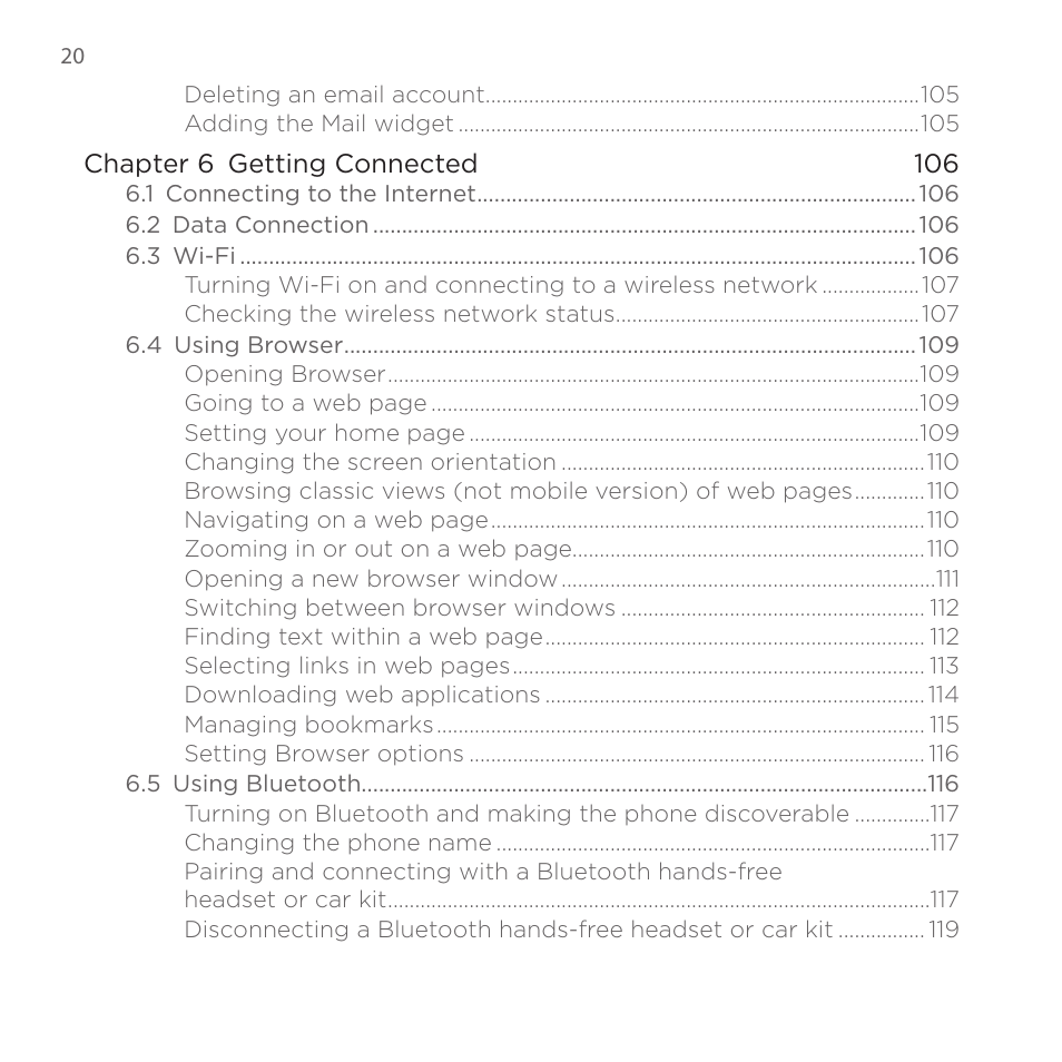 HTC DROID Eris PB00100 User Manual | Page 20 / 238