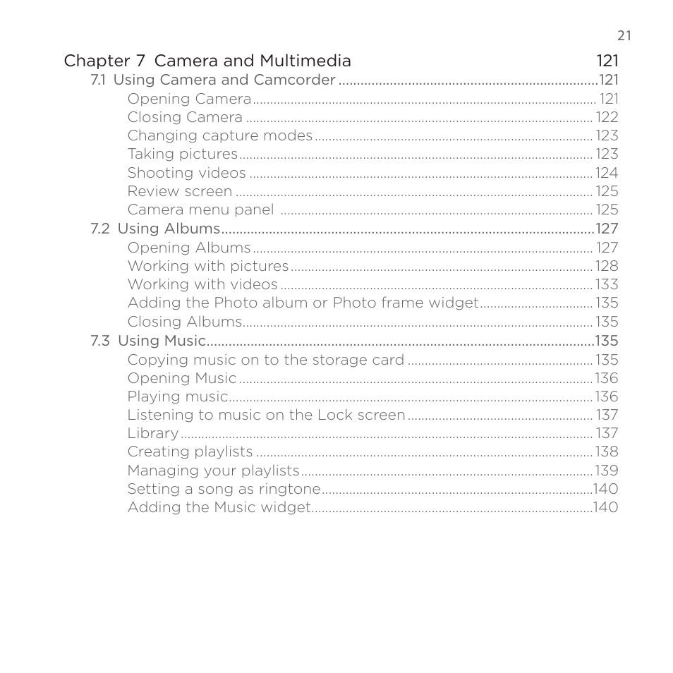 HTC DROID Eris PB00100 User Manual | Page 21 / 238