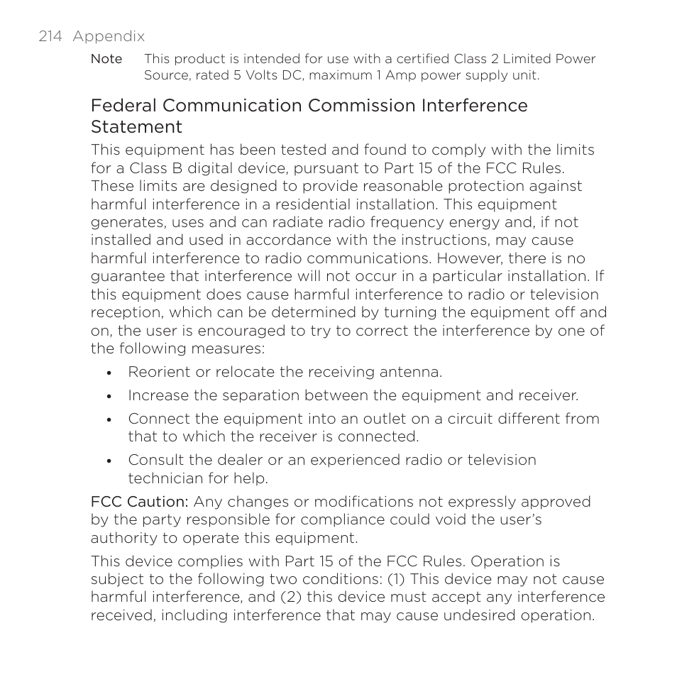 HTC DROID Eris PB00100 User Manual | Page 214 / 238