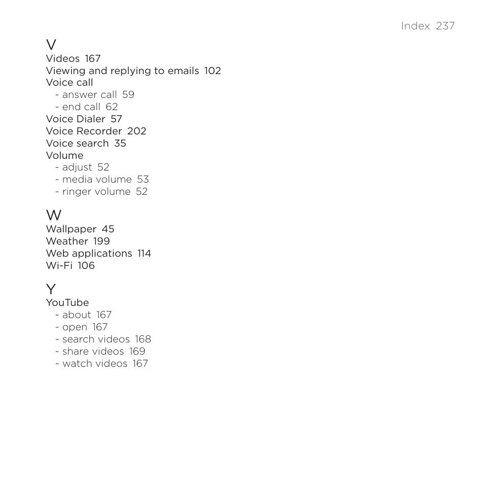 HTC DROID Eris PB00100 User Manual | Page 237 / 238