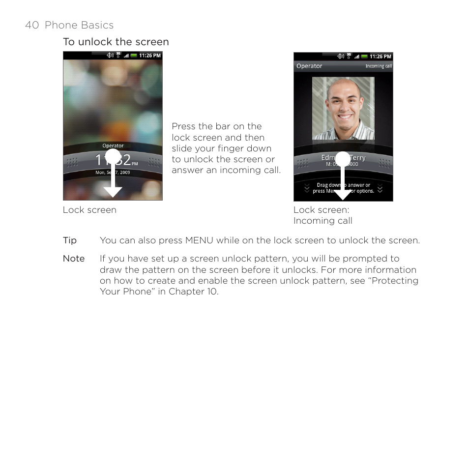 HTC DROID Eris PB00100 User Manual | Page 40 / 238