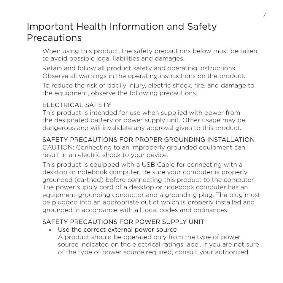 HTC DROID Eris PB00100 User Manual | Page 7 / 238