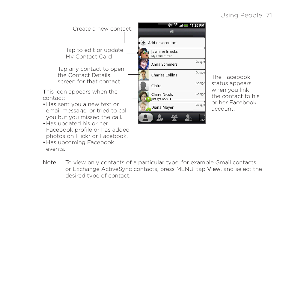 HTC DROID Eris PB00100 User Manual | Page 71 / 238