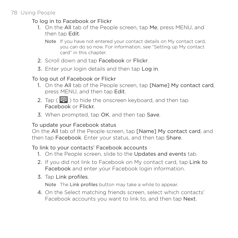 HTC DROID Eris PB00100 User Manual | Page 78 / 238