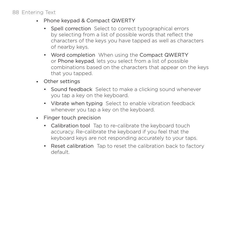 HTC DROID Eris PB00100 User Manual | Page 88 / 238