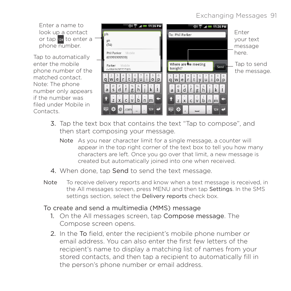 HTC DROID Eris PB00100 User Manual | Page 91 / 238