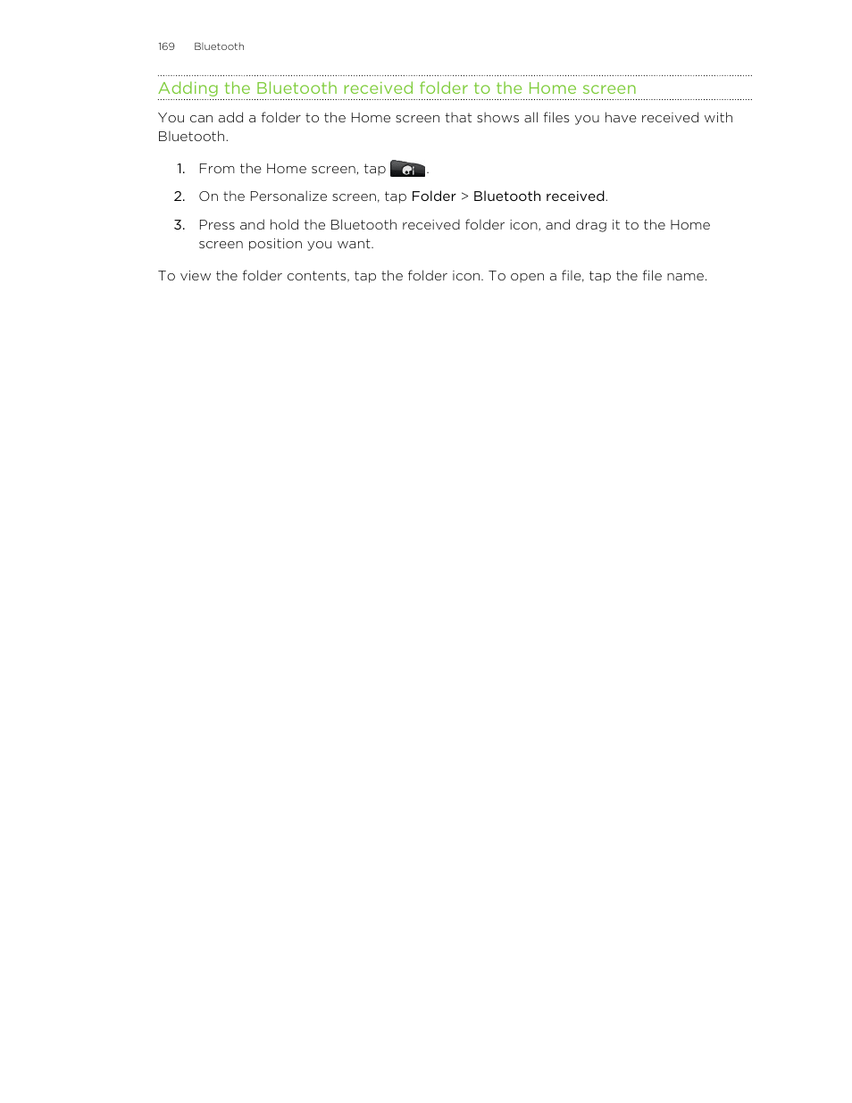 HTC Wildfire S EN User Manual | Page 169 / 187