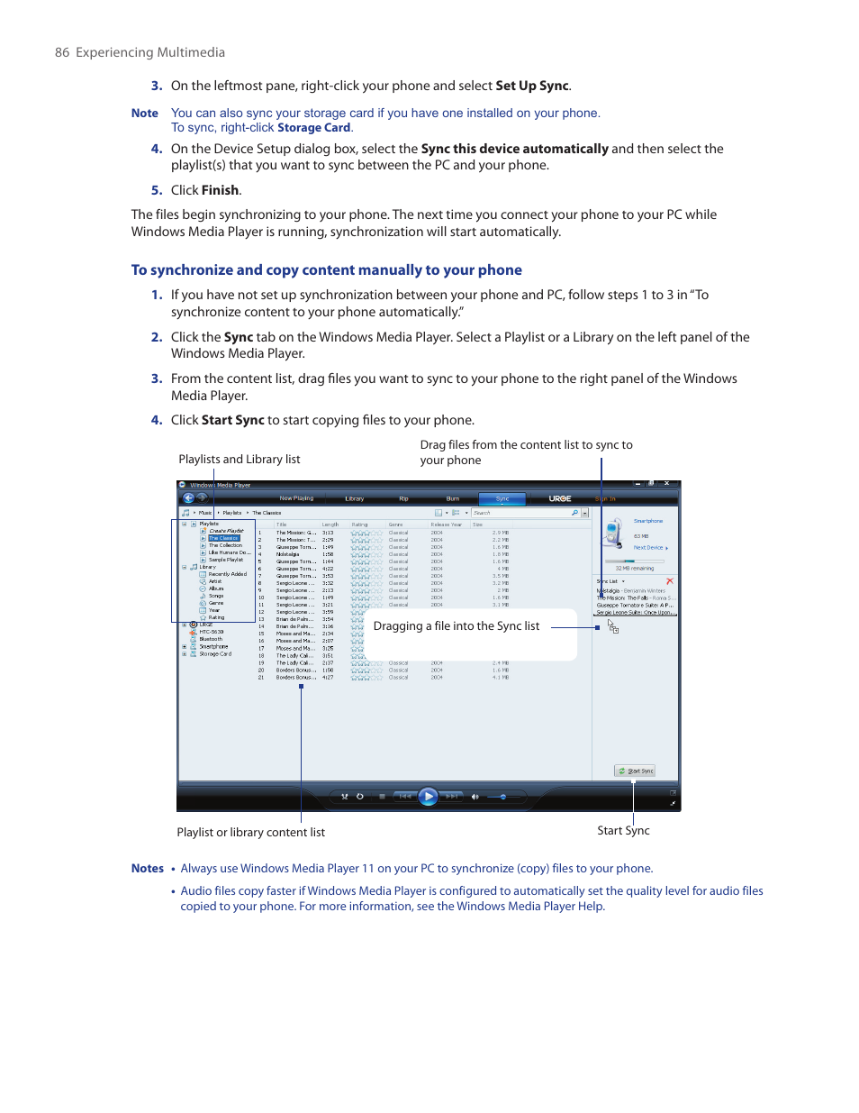 HTC IRIS100 User Manual | Page 86 / 114