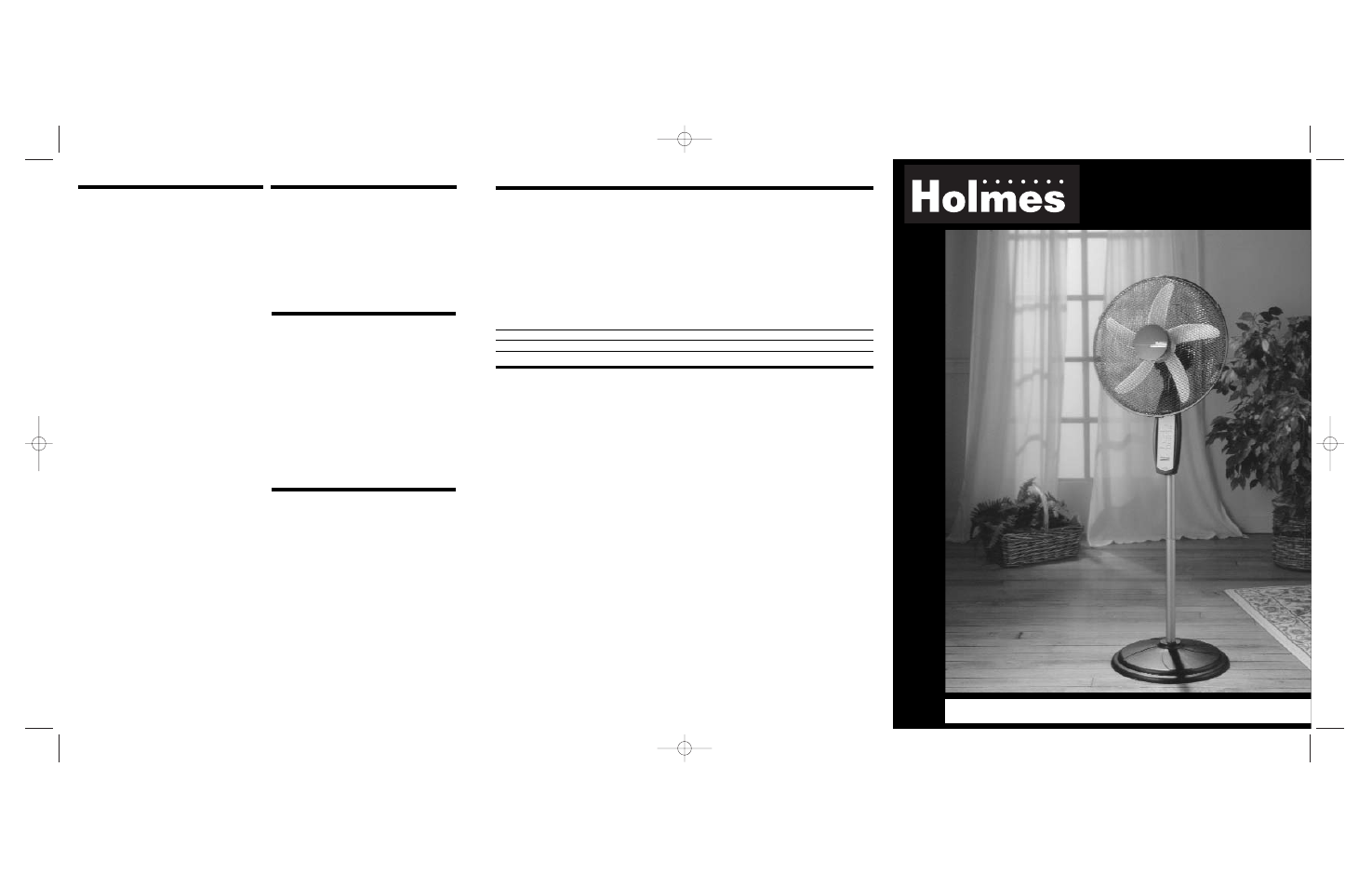 16" remote control stand fan, Owner ’s guide, Please read and save these important instructions | Save this warranty information | Holmes HASF1750RC16 User Manual | Page 6 / 6