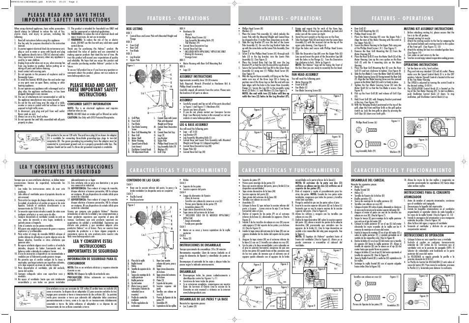 Holmes HPF650 User Manual | Page 2 / 2