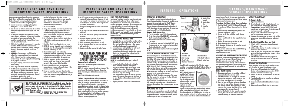 Holmes HM1297 User Manual | Page 2 / 2