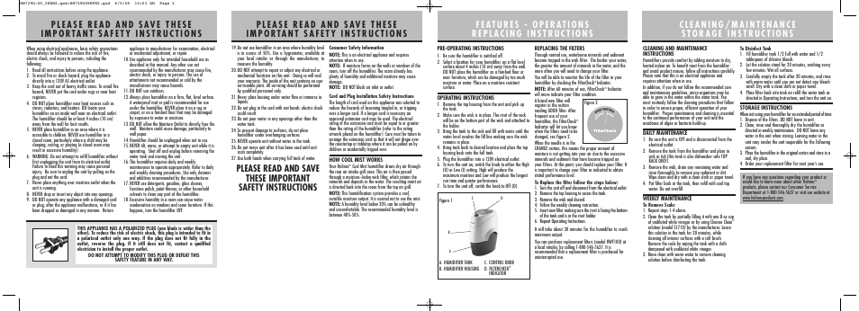 Holmes HM729 User Manual | Page 2 / 2