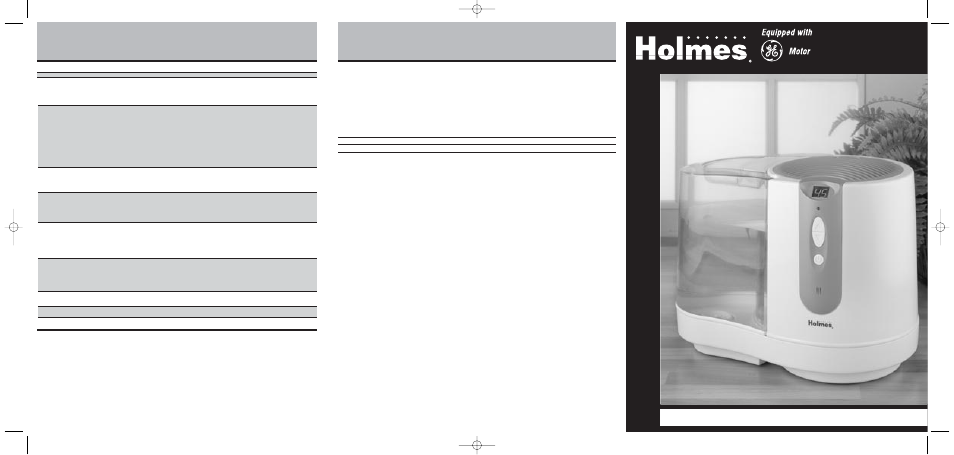 Holmes HM1865RC User Manual | 2 pages