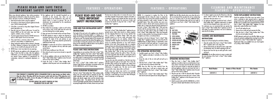 Holmes AOR240FC User Manual | Page 2 / 2