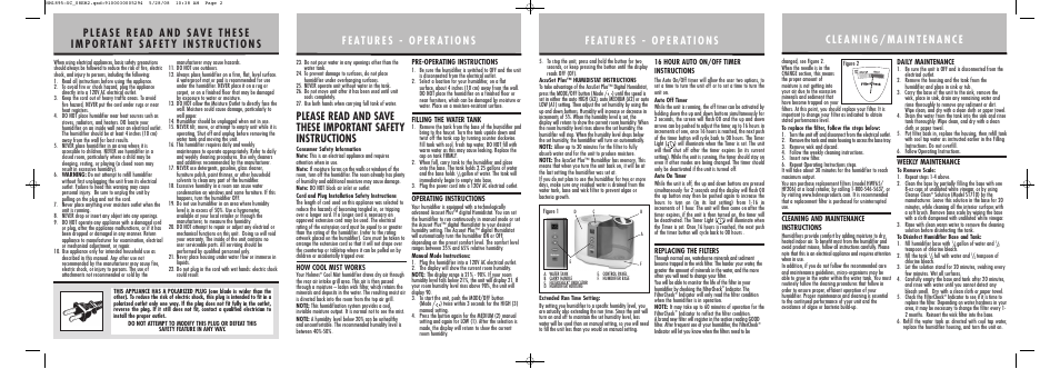 Holmes HM1895 User Manual | Page 2 / 2