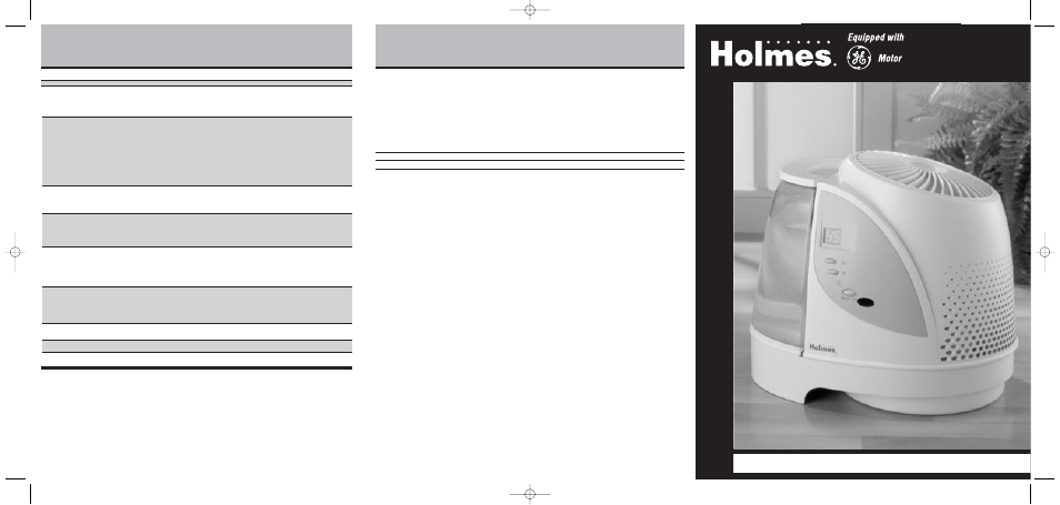 Holmes HM7305 User Manual | 2 pages