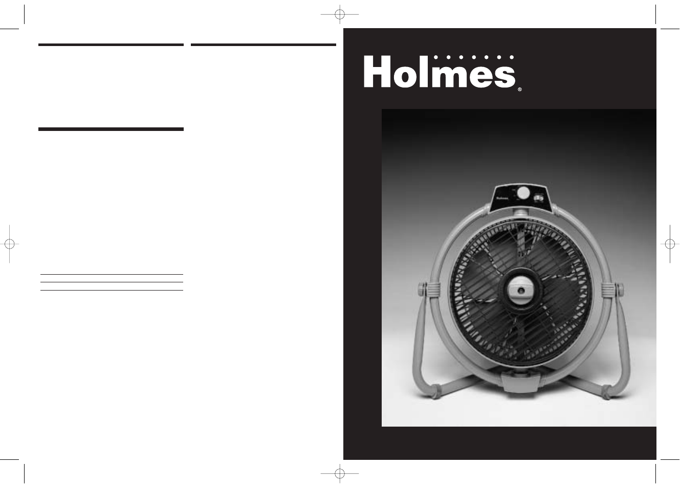 Power fan, Owner ’s guide, Please read and save these important instructions | Oscillating, Hapf1122, Save this warranty information | Holmes HAPF1122 User Manual | Page 4 / 4