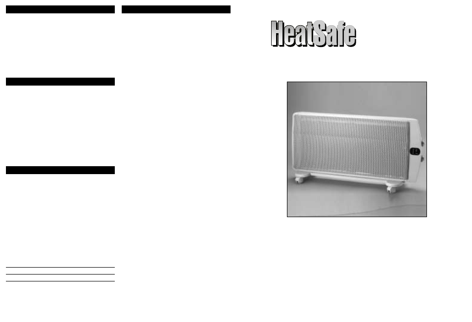 Flat pane, Ea ter ter, Owner’s guide | Please read and save these instructions, Hs7000 | Holmes HS7000 User Manual | Page 4 / 4