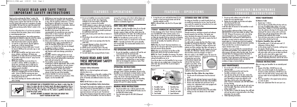 Holmes HM7204 User Manual | Page 2 / 2