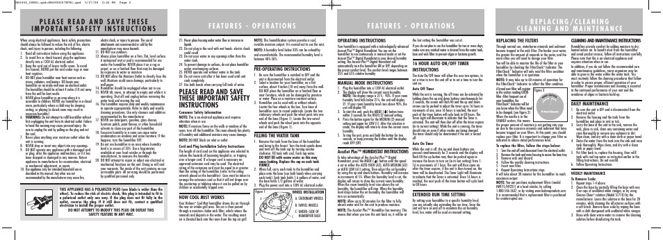 Holmes HM3656 User Manual | Page 2 / 2