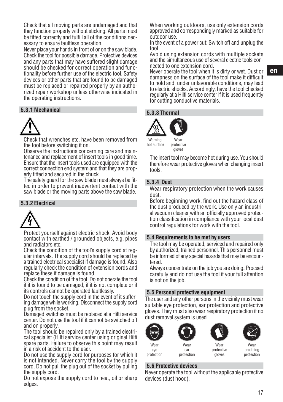 Hilti WSJ 750 User Manual | Page 10 / 17