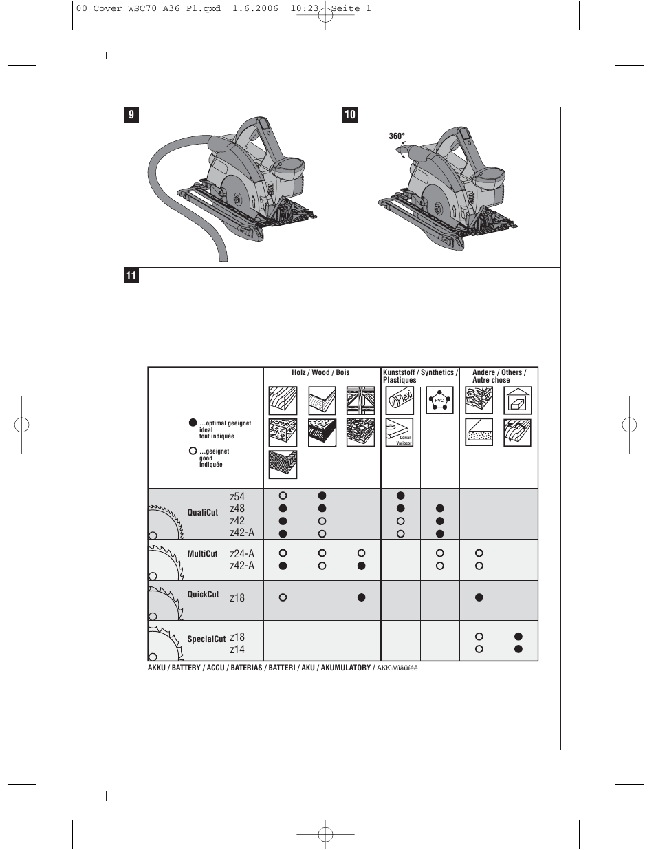 Hilti WSC 70-A36 User Manual | Page 5 / 22