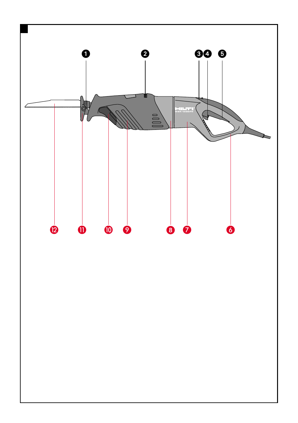 Hilti WSR1200-PE User Manual | Page 2 / 13