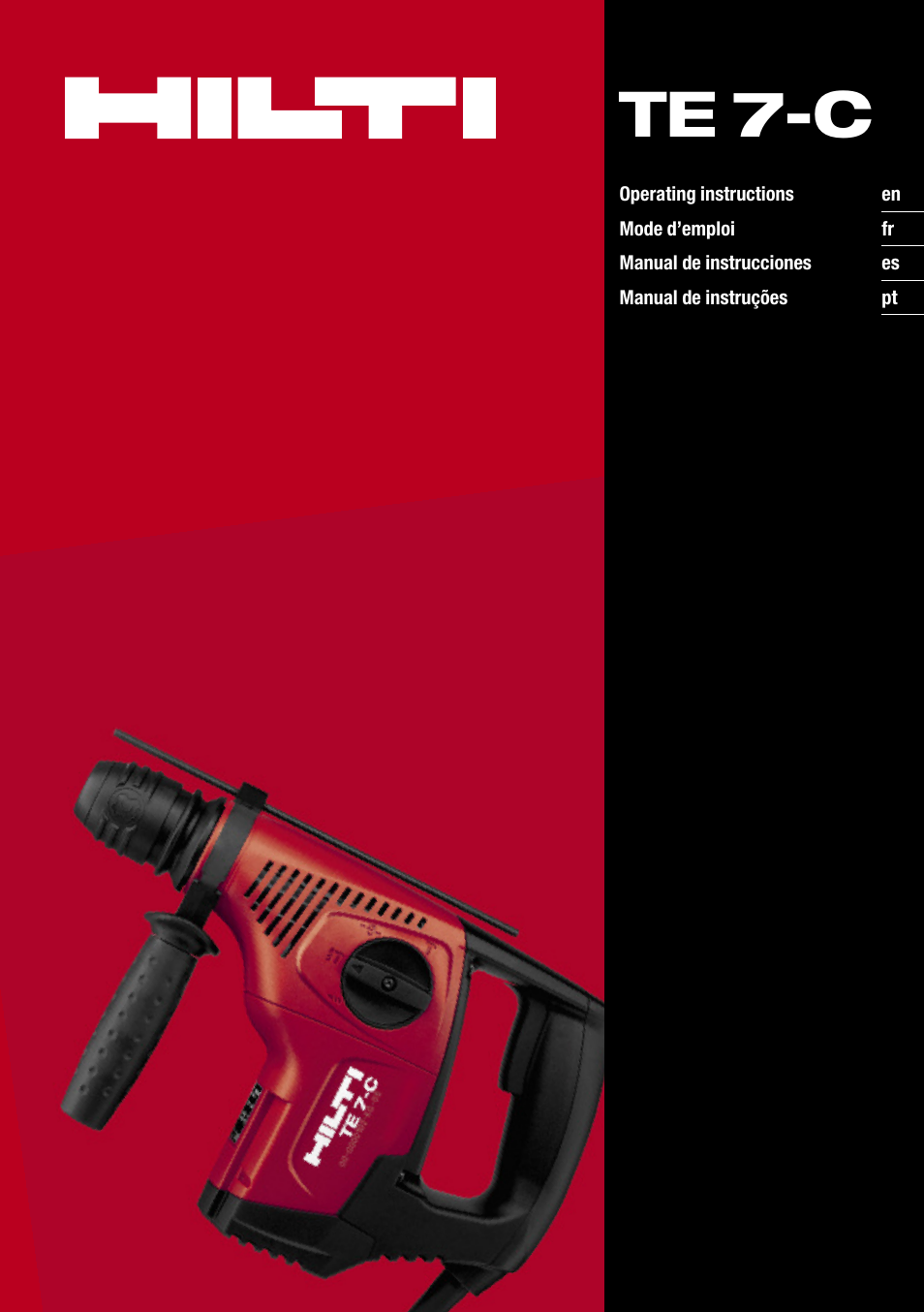 Hilti TE 7-C User Manual | 16 pages