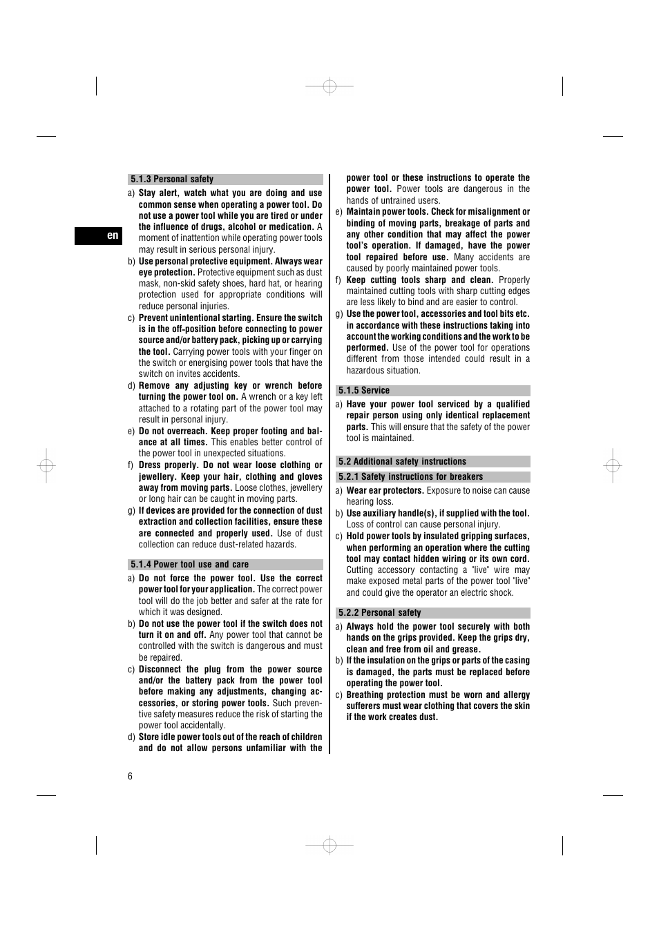 Hilti TE3000-AVR User Manual | Page 12 / 19