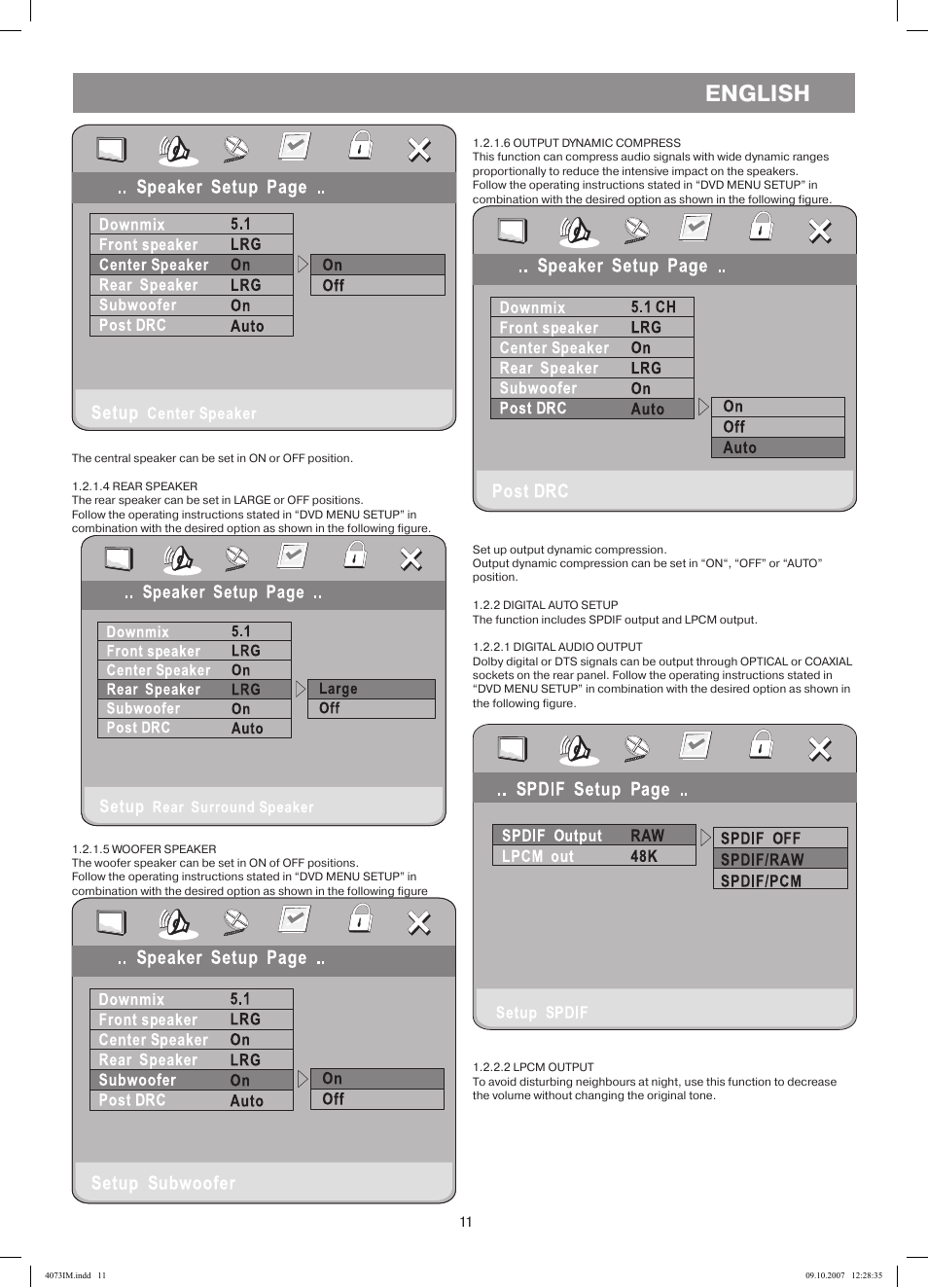 English | Vitek VT-4073 SR User Manual | Page 11 / 92