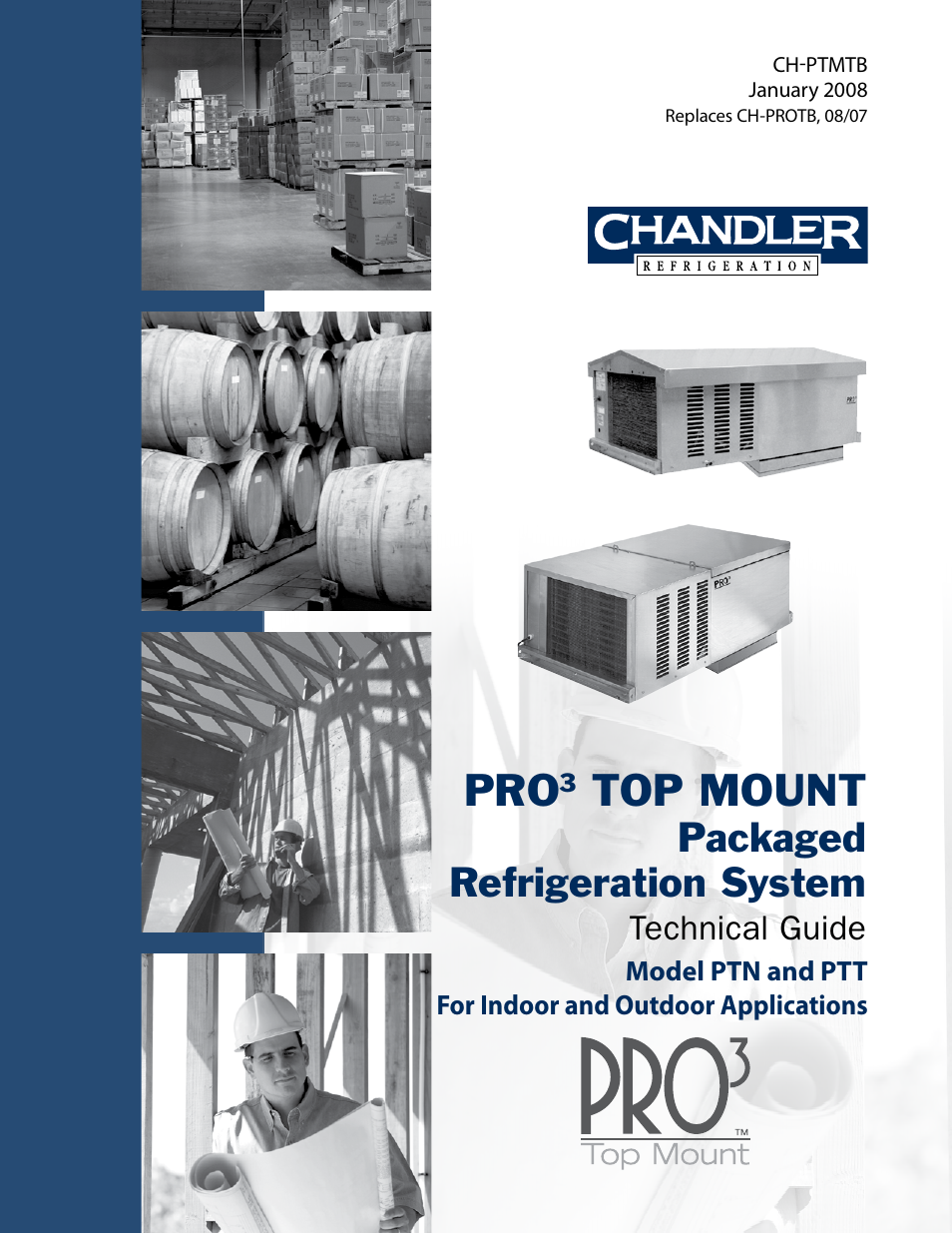Heatcraft Refrigeration Products PRO3 Top Mount PTT User Manual | 8 pages