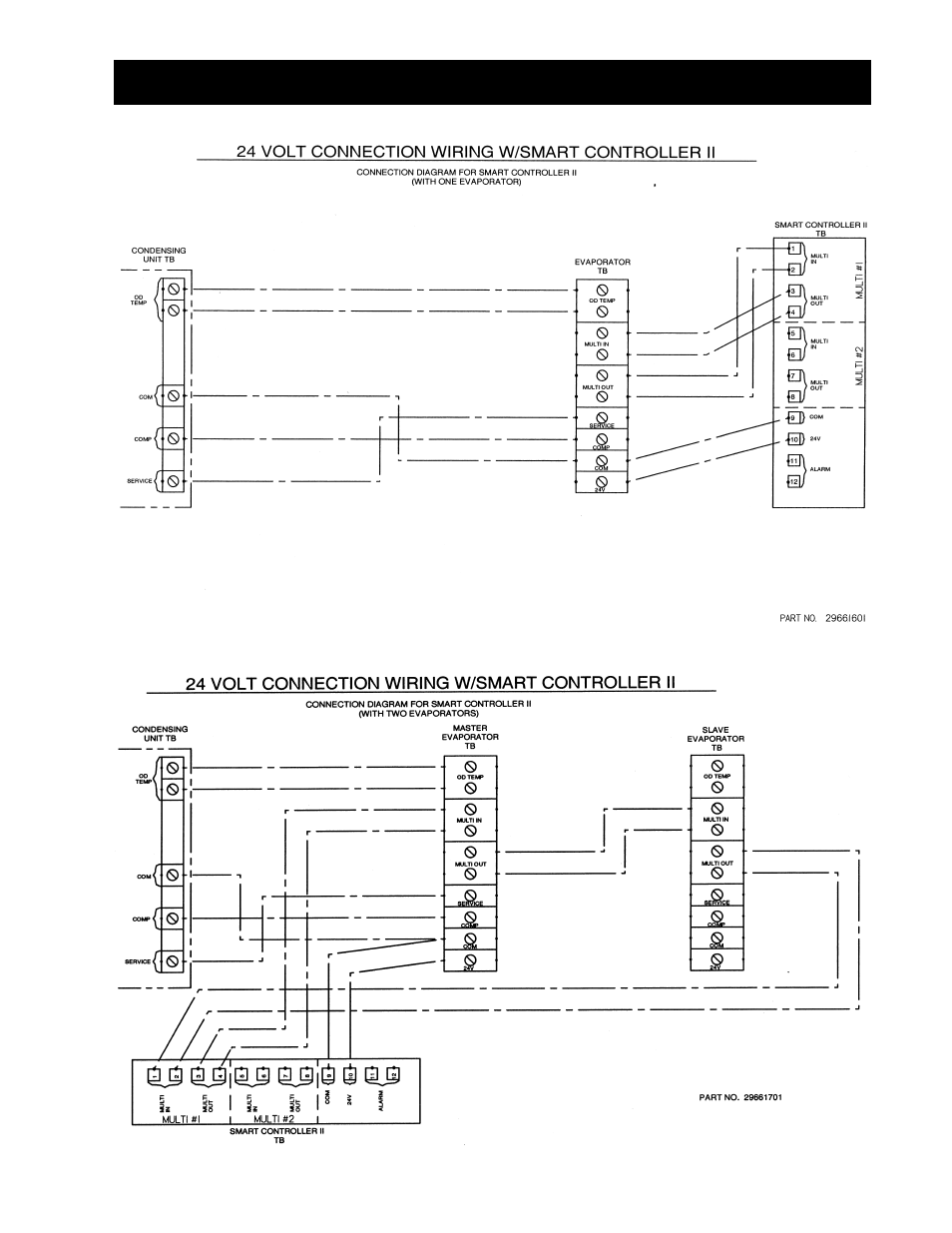 Wiring diagrams -23, Wiring diagrams | Heatcraft Refrigeration Products BEACON II SMART CONTROLLER H-IM-80C User Manual | Page 21 / 24