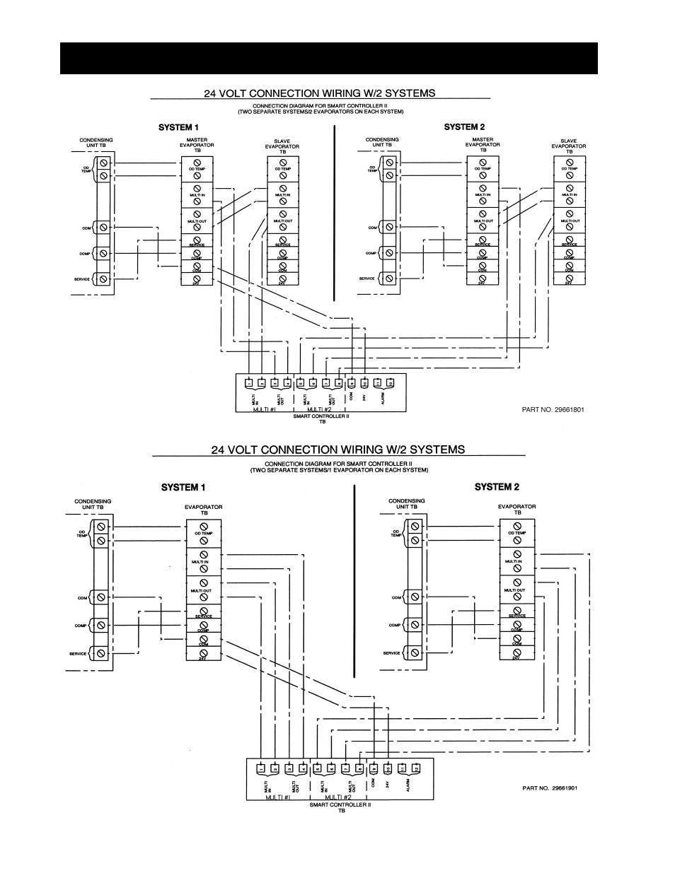 Wiring diagrams | Heatcraft Refrigeration Products BEACON II SMART CONTROLLER H-IM-80C User Manual | Page 22 / 24