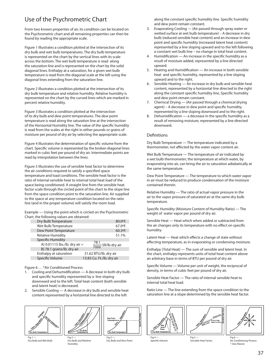 Use of the psychrometric chart | Heatcraft Refrigeration Products H-ENGM0408 User Manual | Page 37 / 44