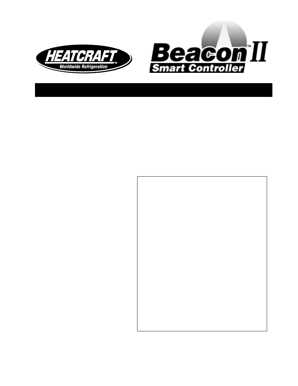 Heatcraft Refrigeration Products 25000601 User Manual | 28 pages
