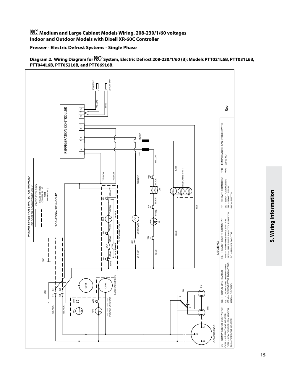 W iring inf orma tion | Heatcraft Refrigeration Products Refrigeration System H-IM-82B User Manual | Page 15 / 20