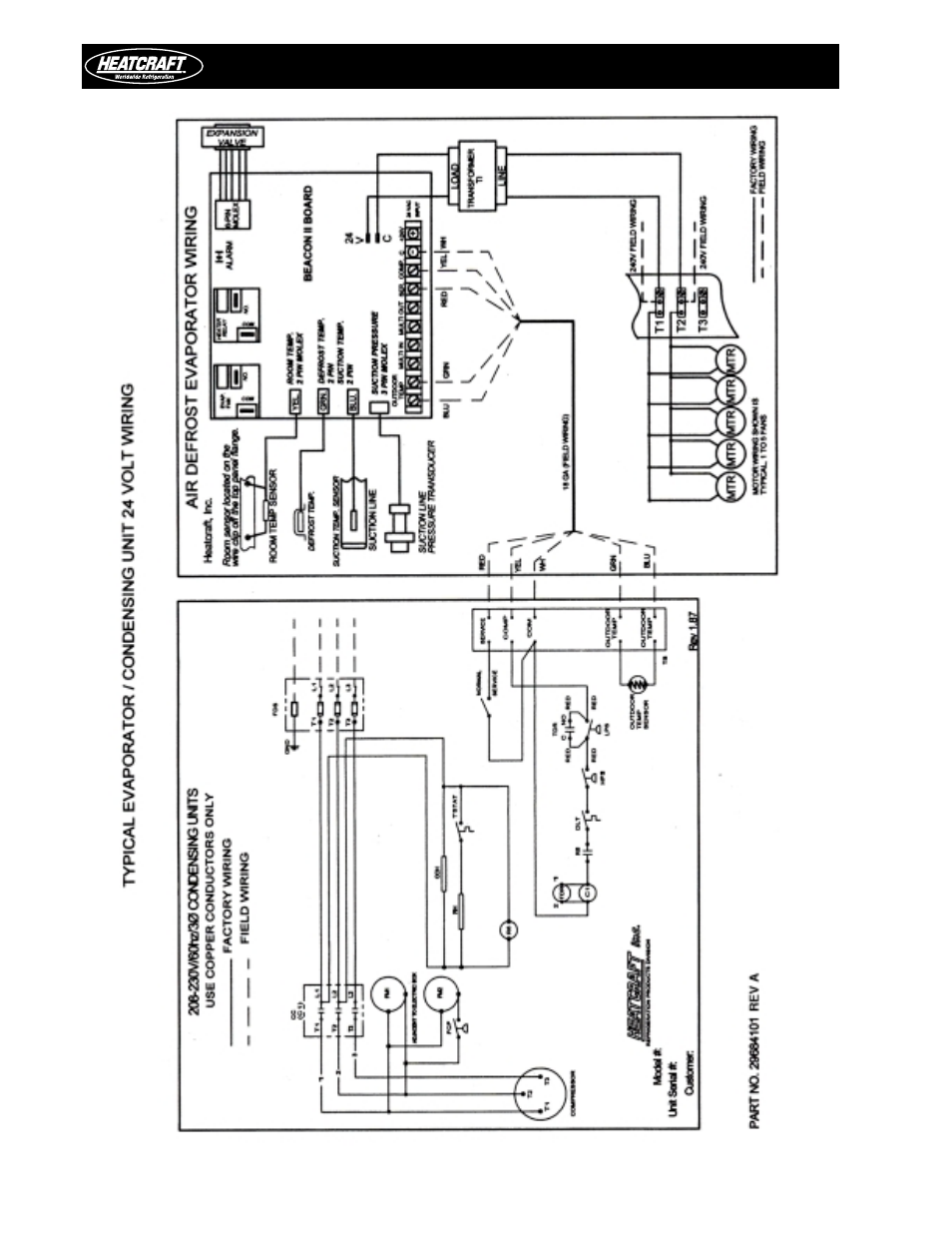 Wiring | Heatcraft Refrigeration Products H-IM-79D User Manual | Page 30 / 36