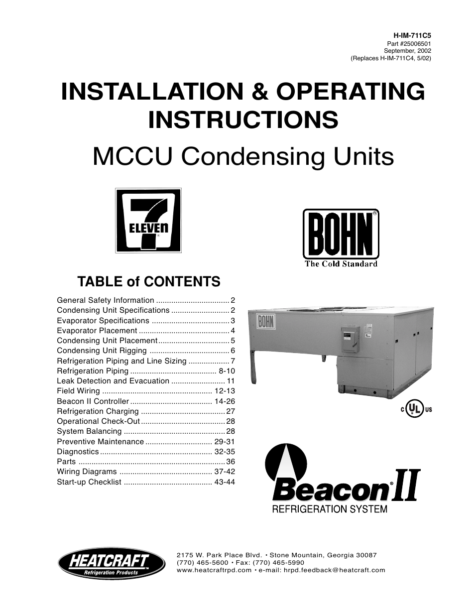 Heatcraft Refrigeration Products II User Manual | 48 pages