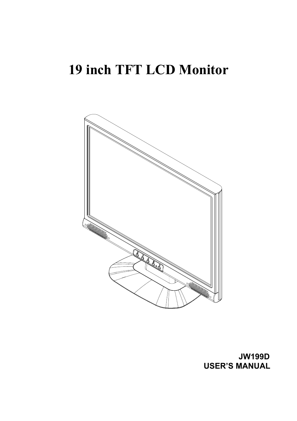 Hanns.G JW199D User Manual | 18 pages