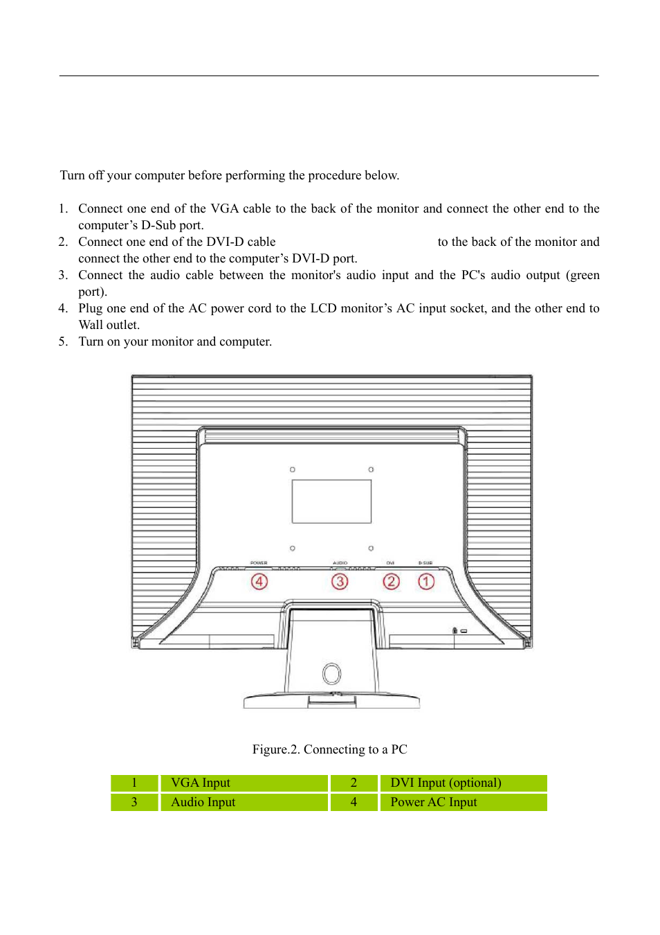 Making connections | Hanns.G HSG 1041 User Manual | Page 10 / 23