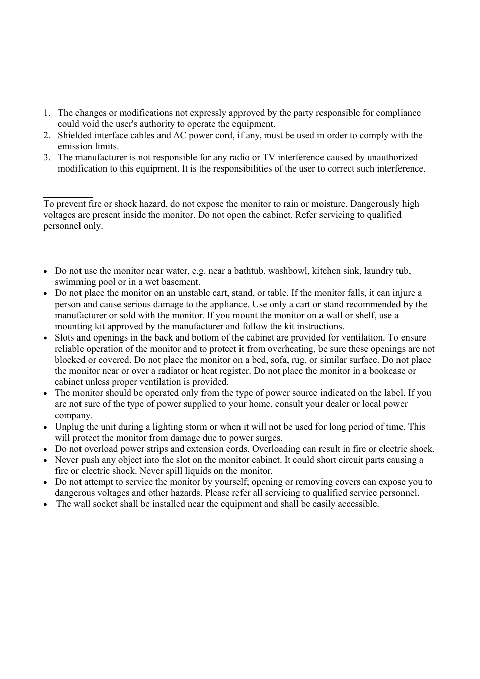 Safety notice, Precautions | Hanns.G HSG 1041 User Manual | Page 6 / 23