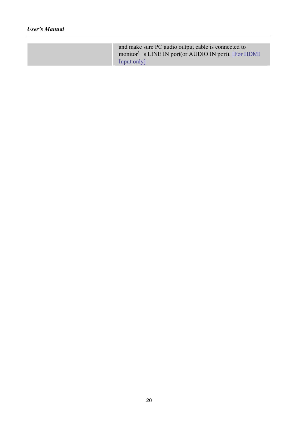 Hanns.G JW197D User Manual | Page 20 / 22