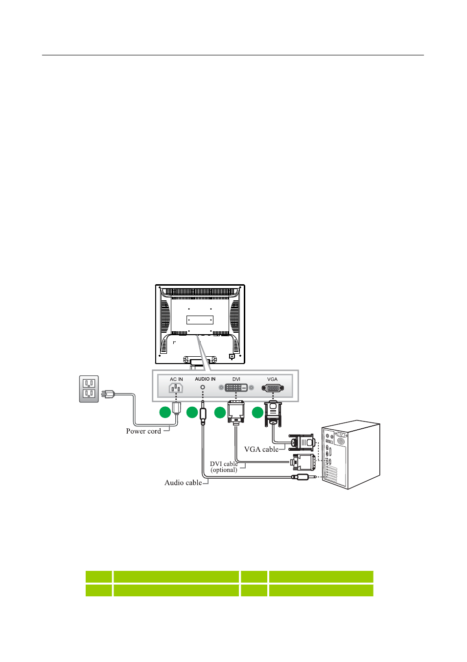 Making connections | Hanns.G JC199 User Manual | Page 10 / 20