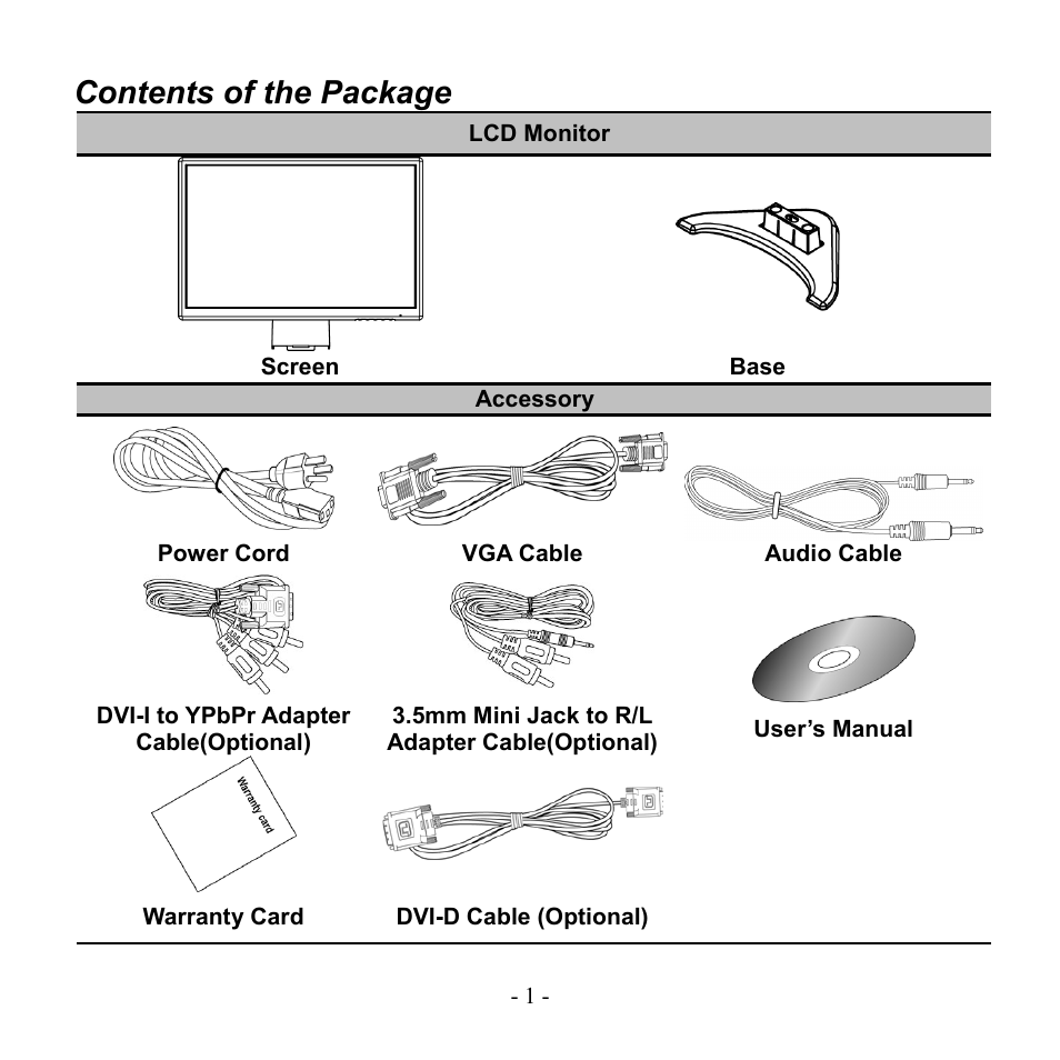 Hanns.G HW223DPB User Manual | 16 pages