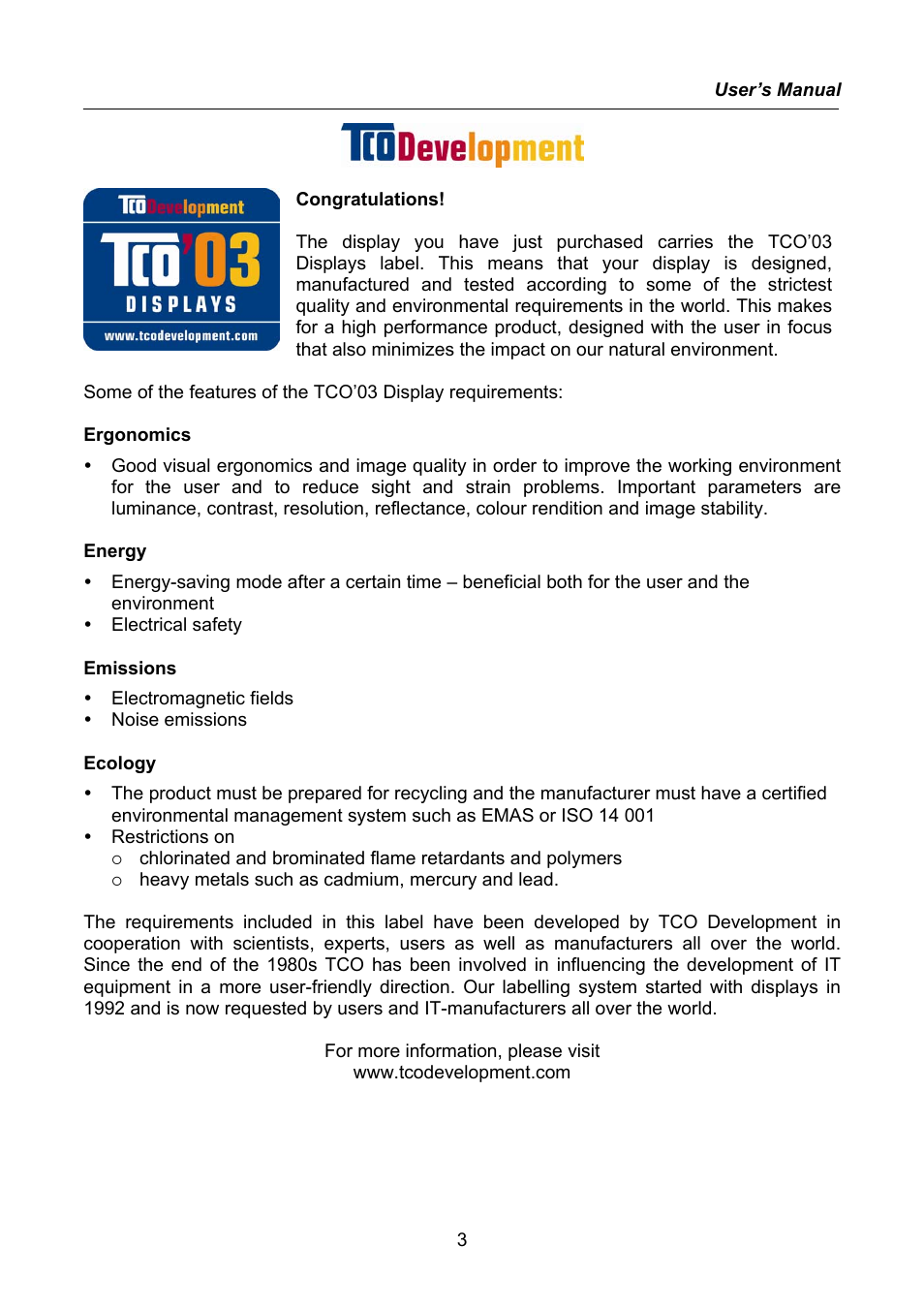 Hanns.G HW222 User Manual | Page 3 / 22