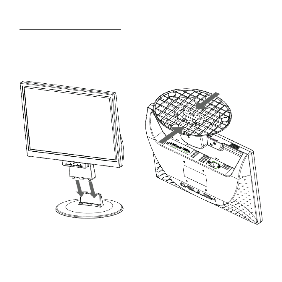 Installation and removal | Hanns.G HB171DBB User Manual | Page 3 / 16
