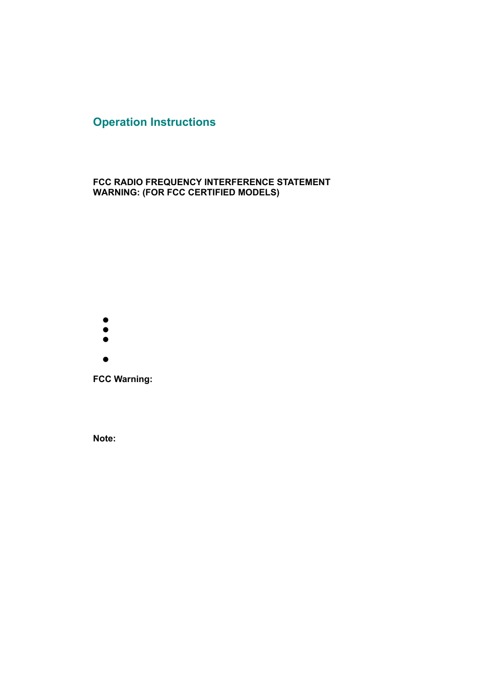 Operation instructions | Hanns.G JG171A User Manual | Page 5 / 16